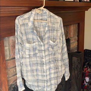 Cloth and stone button down blouse, size small